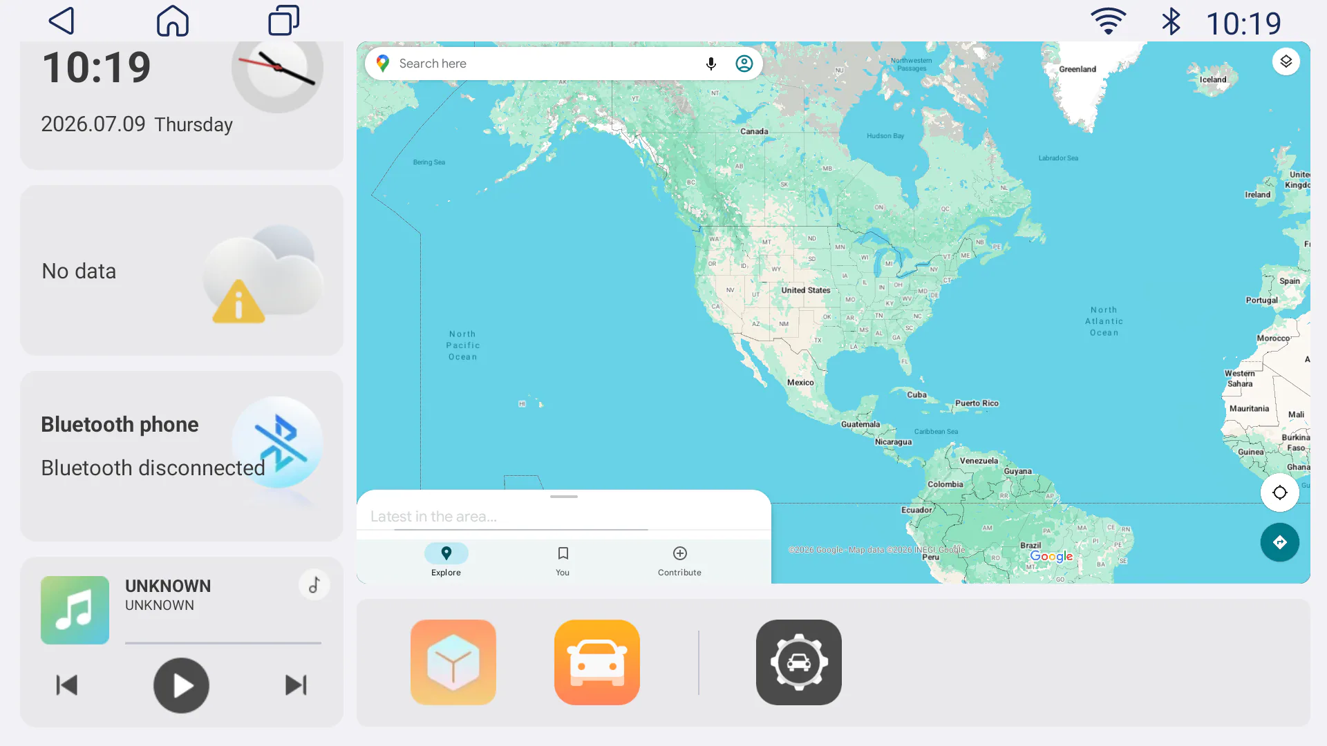 ApplePie Lite Android navigation interface