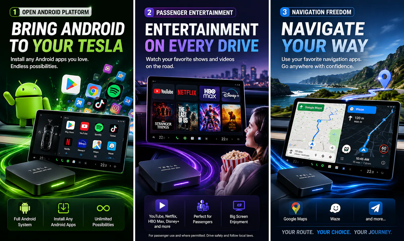 ApplePie Tesla Android Box product overview